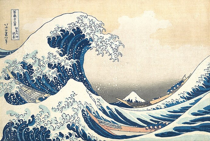 神奈川沖浪裏